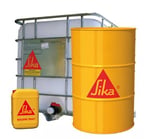 Aditivo impermeabilizante para sistema de hormigones estancos, Sika® WT-120 L de Sika. Amarillo